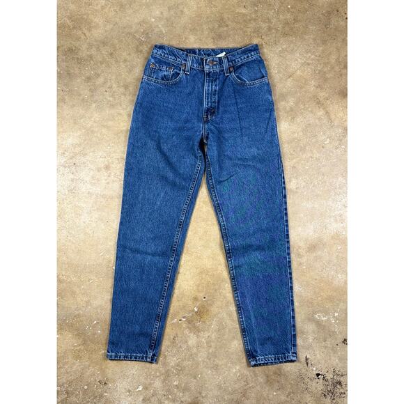 Vintage‎ Levi’s 550 Women’s Relaxed Fit Tapered Leg Jeans Size 7 Med USA 1998 - Picture 1 of 12